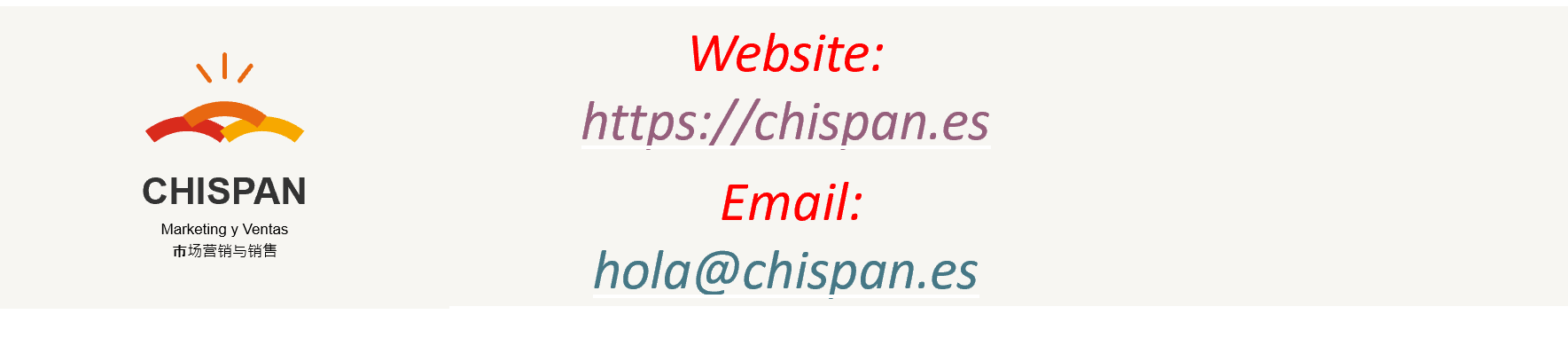Datos de Contacto CHISPAN